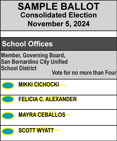 San Bernardino School Board Election 2024